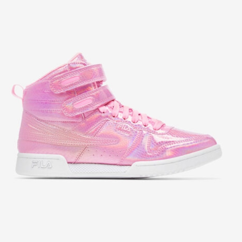 FILA Women's F-14 Iridescent Snake Pink Shoes